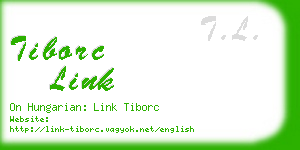 tiborc link business card